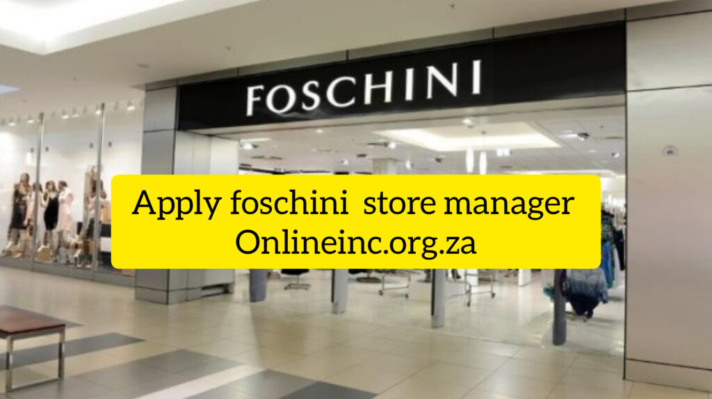 STORE MANAGER NEEDED AT FOSCHIN GROUP APPLY NOW