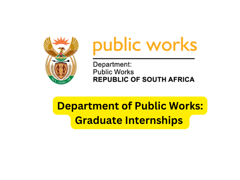 Department of Public Works: Learnership