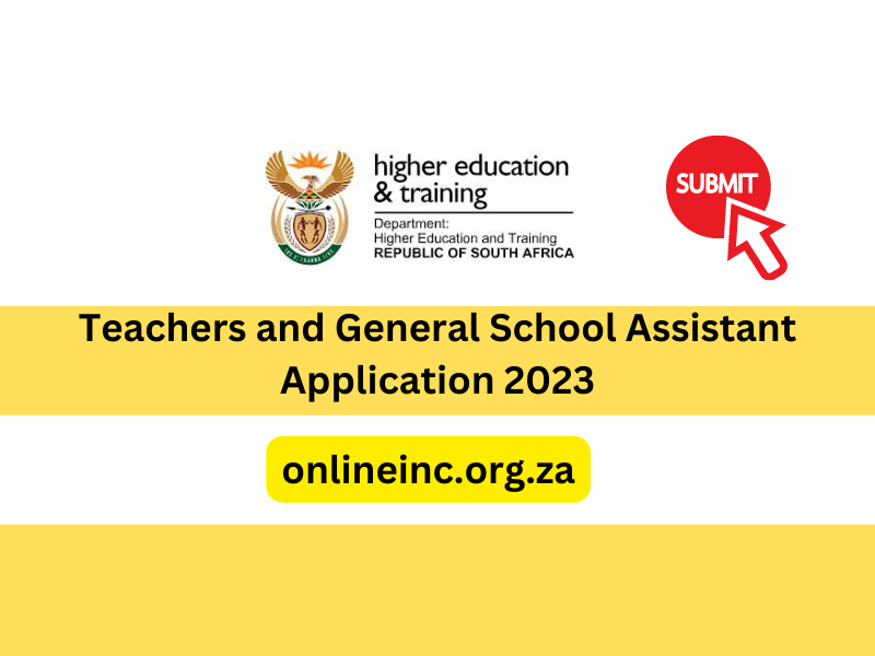 Teachers And General School Assistant Application 2023 Onlineinc   Teachers And General School Assistant Application 2023 