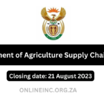 Department of Agriculture is hiring Supply Chain Clerk