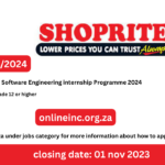 Shoptrite: Software Engineering internship Programme 2024
