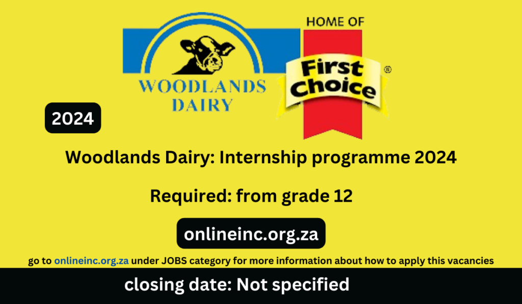 Woodlands Dairy: Internship programme 2024