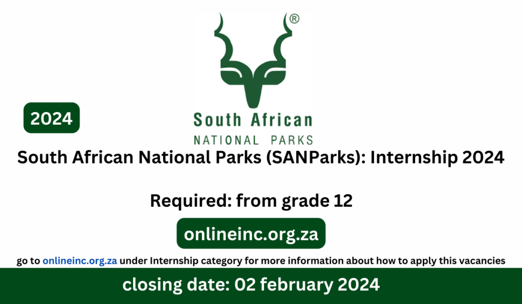 South African National Parks (SANParks): Internship 2024