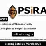 Psira: Yes internship 2024 opportunity