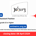 City of Joburg: Personal Assistant Position