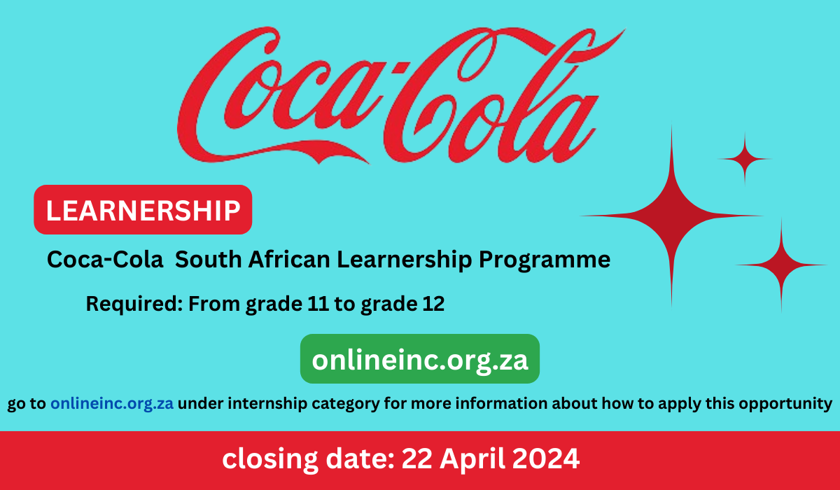 CocaCola South African Learnership Programme onlineinc