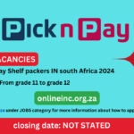 Pick n Pay Shelf packers IN south Africa 2024