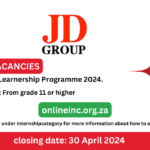 GD group: Learnership Programme 2024.