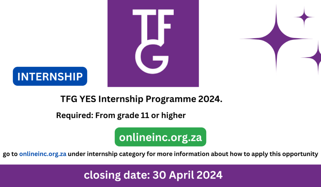 TFG YES Internship Programme 2024.