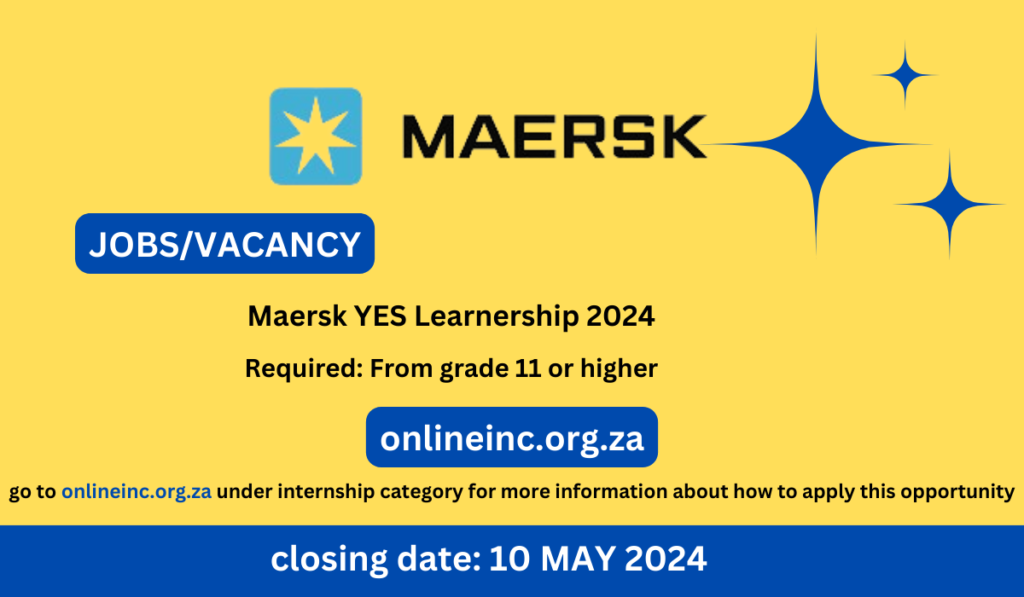 Maersk YES Learnership 2024