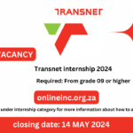 Transnet internship 2024