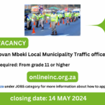 Govan Mbeki Local Municipality Traffic officer 2024