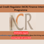 National Credit Regulator (NCR) Finance Internship Programme