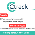 Ctrack: YES4Youth Learnership Programme 2024