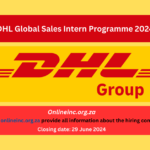 DHL Global Sales Intern Programme 2024