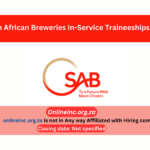 South African Breweries In-Service Traineeships 2024